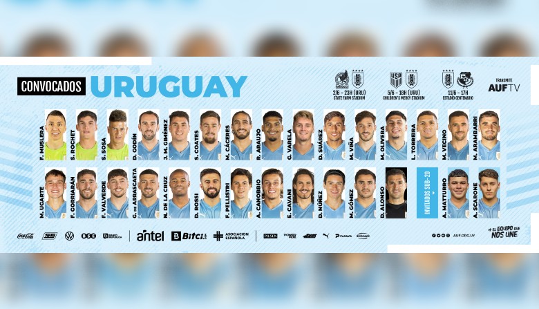 La selección de fútbol de Uruguay finalmente no disputará