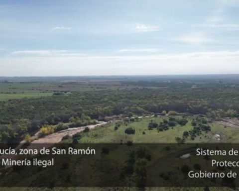 Minería ilegal en Canelones.