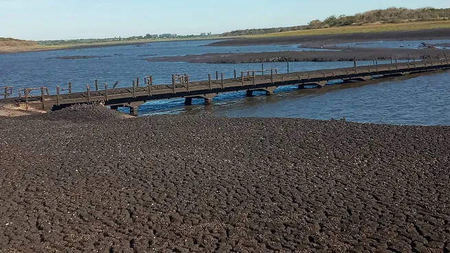 reserva de agua en Paso Severino en sus mínimos históricos.