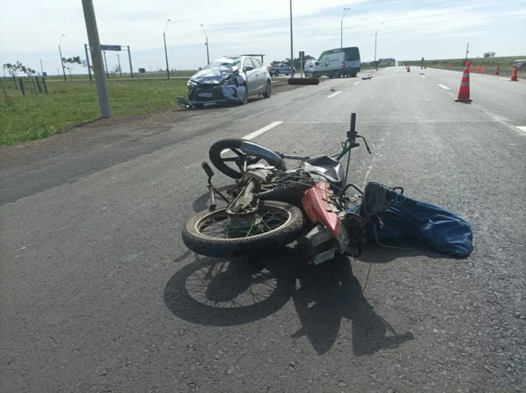 Moto motocicleta accidente