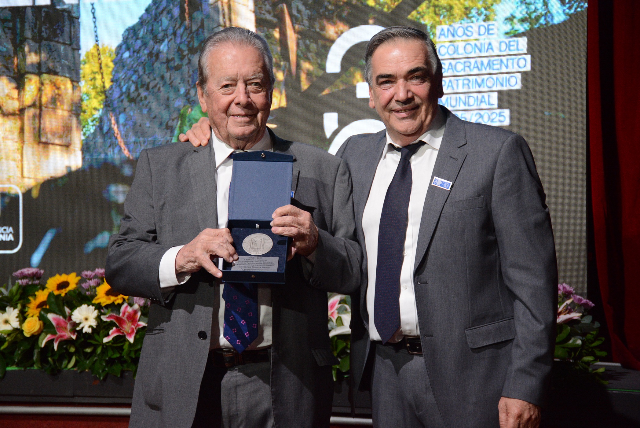 Exintendente Carlos Moreira ,Intendente Guillermo López