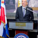 Embajador Extraordinario y Plenipotenciario, Fidel Santana en su discurso introductorio