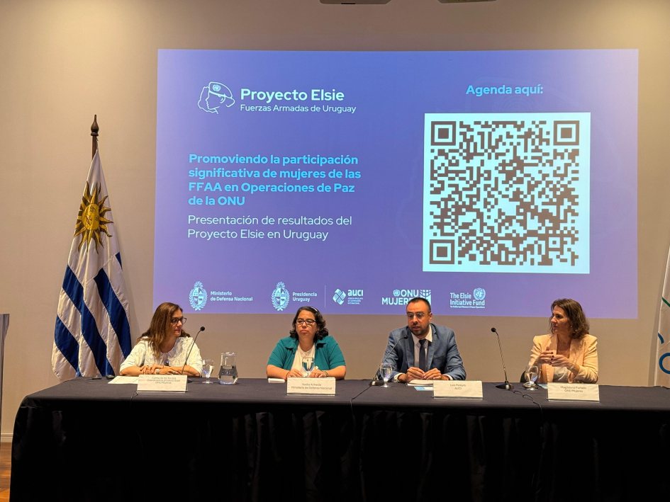 Presentación de resultados del Proyecto Elsie en las Fuerzas Armadas de Uruguay