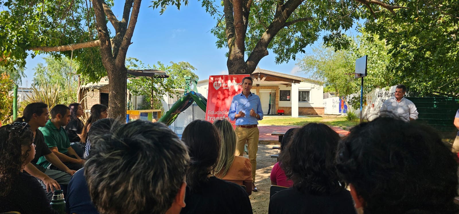 El centro Fe y Alegría de Aeroparque fue el epicentro que acogió el lanzamiento