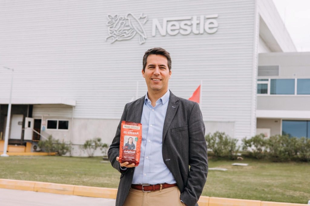 Santiago Casas, Country Manager de Nestlé Uruguay