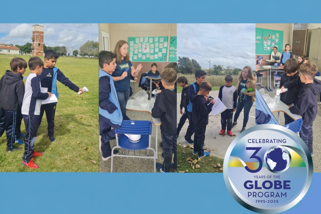 Los docentes reciben capacitación en cuatro áreas de investigación principales: atmósfera, hidrósfera, biósfera y suelo