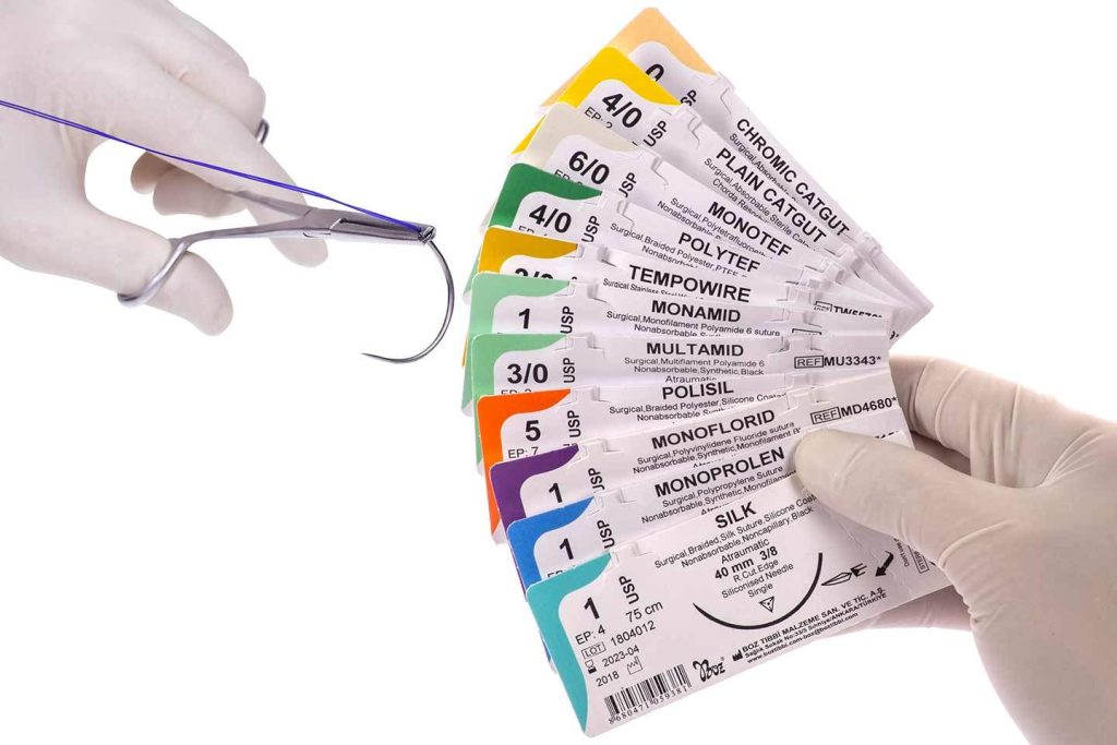 Se clasifican en absorbibles y no absorbibles