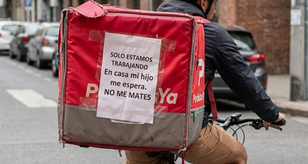 Montevideo es una ciudad donde miles de repartidores circulan a diario.