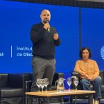 Director Nacional de Discapacidad, Federico Lezama y la Psic. Antonia Irazábal Alterna