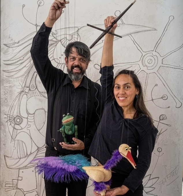 Agrupación Colibrí integrada por Manuela Rivas (Jica) y Lugdwin Echeverría (Lupi)