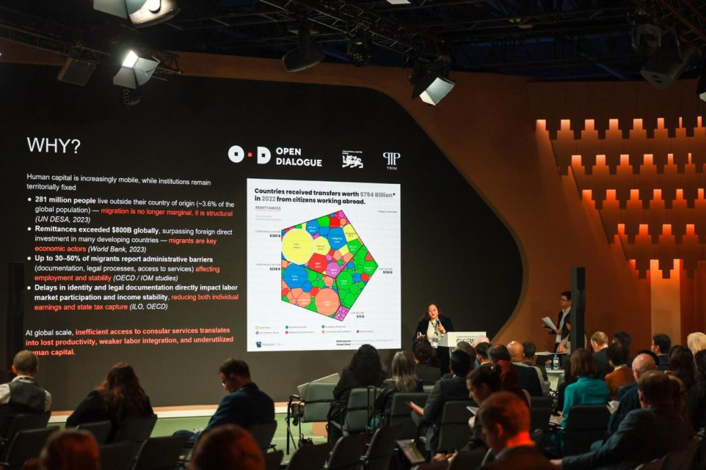 Sarah presentó su propuesta “Diplomacia digital para la innovación pública: reconstrucción de los servicios consulares en torno al capital humano migrante” en la edición II del foro Open Dialogue en Rusia