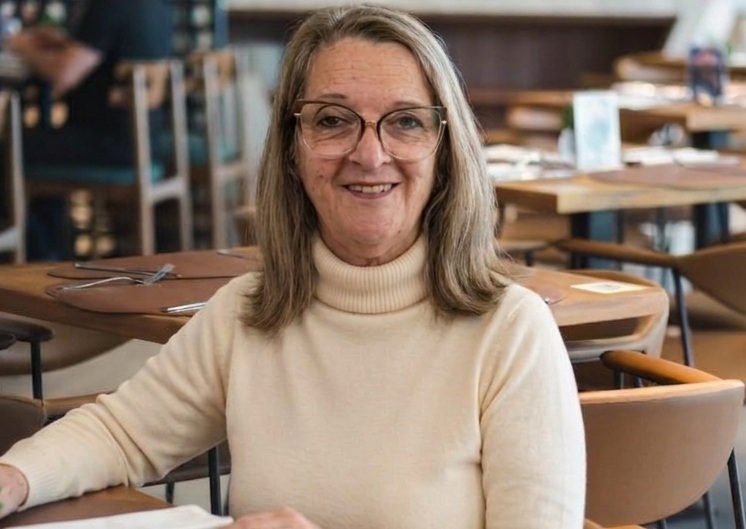 Graciela Duarte, profesora de tejido de la Fundación Secom