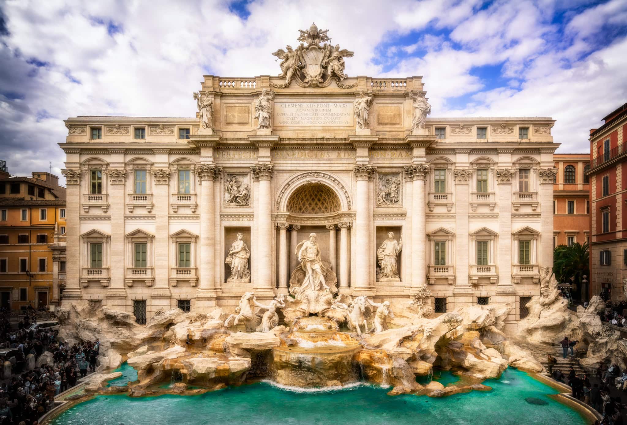 Esta es la fuente más célebre de Roma y una de las más hermosas del mundo