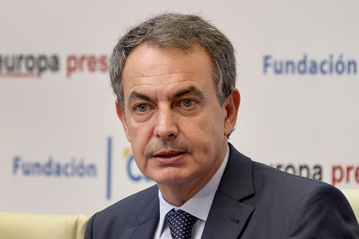 Expresidente español José Luis Rodríguez Zapatero